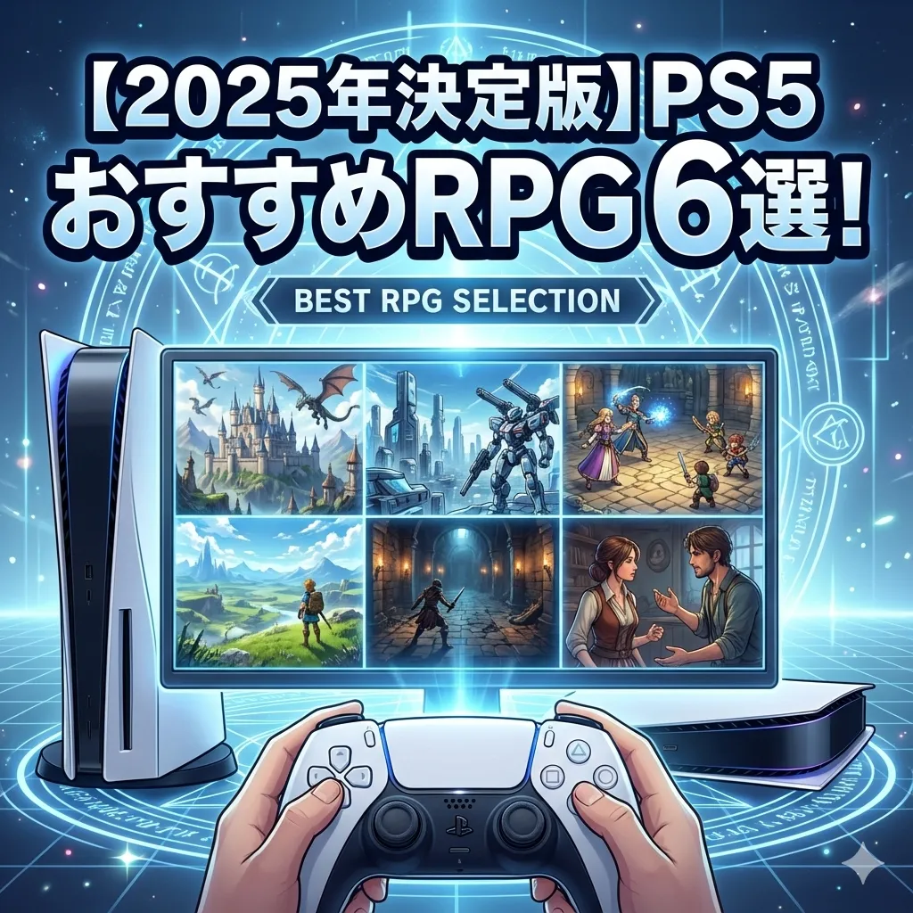 【2025年決定版】PS5で遊ぶべきおすすめRPG 6選