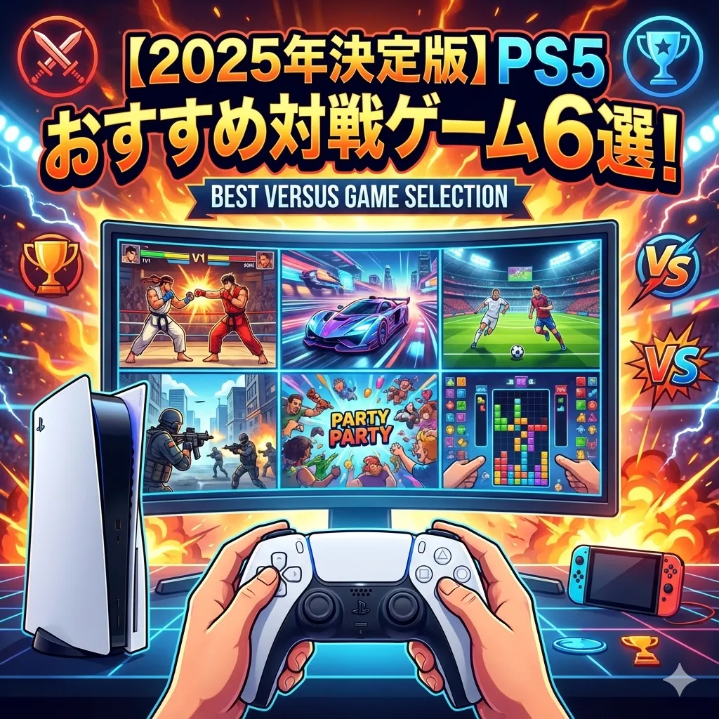 【2025年決定版】PS5で遊ぶべきおすすめ対戦ゲーム 6選