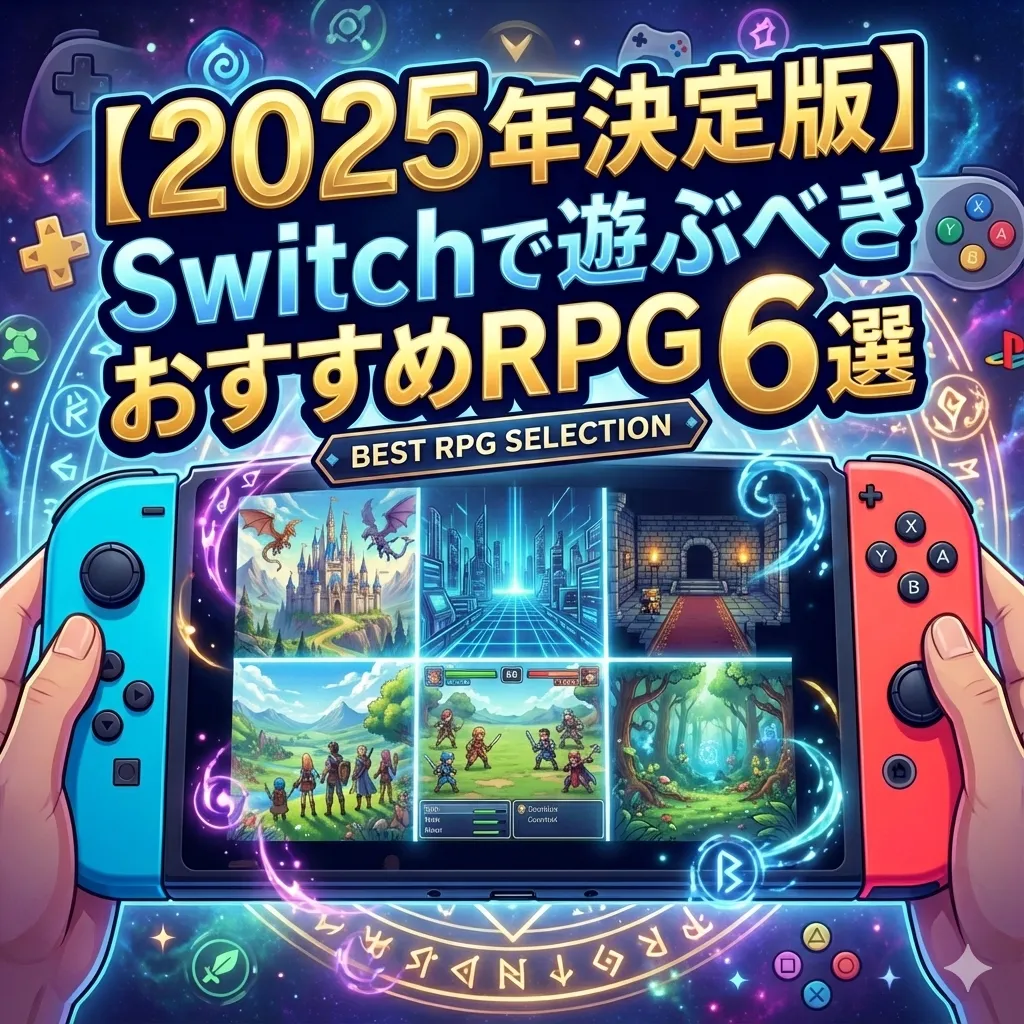 【2025年決定版】Switchで遊ぶべきおすすめRPG 5選