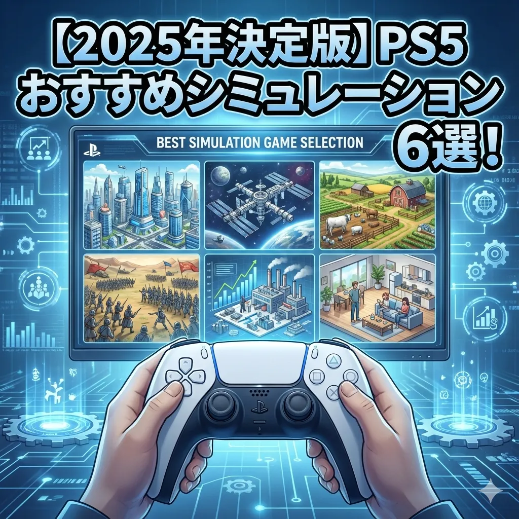 【2025年決定版】PS5で遊ぶべきおすすめシミュレーション 6選